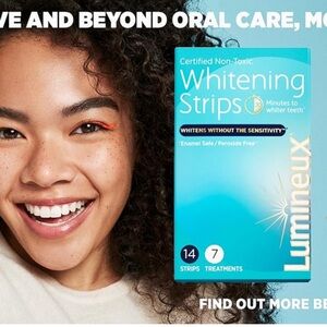 Blue Whitening Strips for a Radiant Smile
